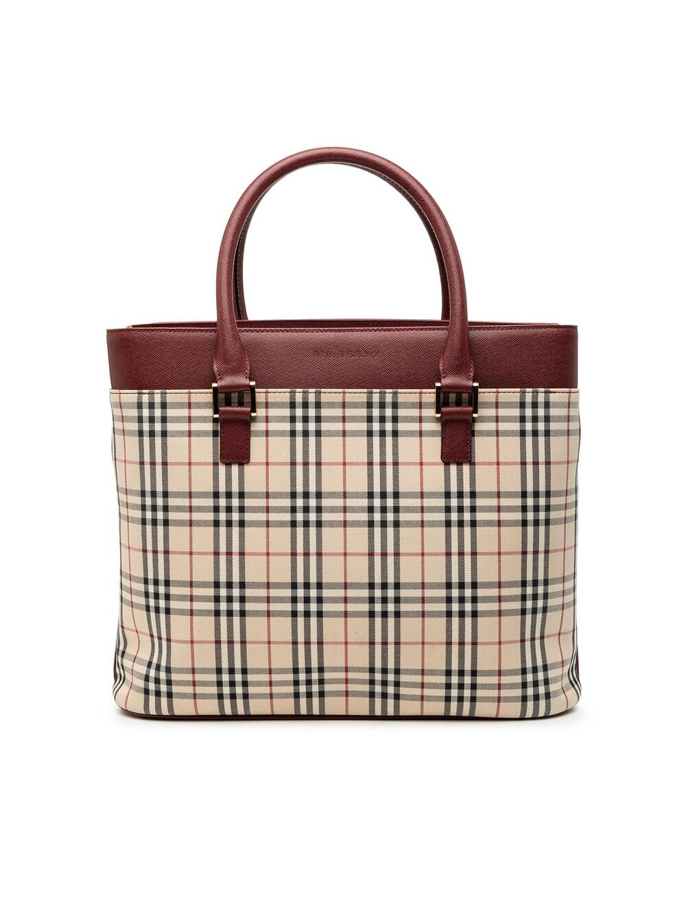Burberry House Check Canvas Tote Pre- #315768B44B - Picture 1 of 6